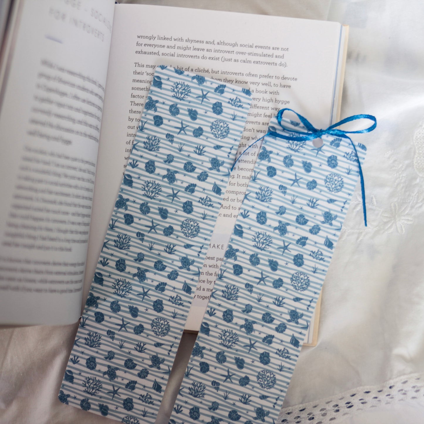 Seashell Dreams Bookmark – Take the Ocean with You